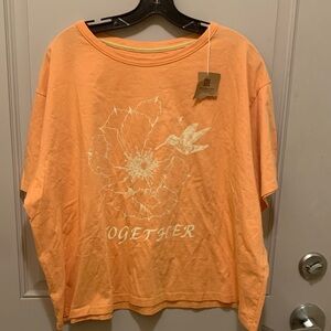 Patagonia Orange Cotton T-Shirt Women’s Size XXL